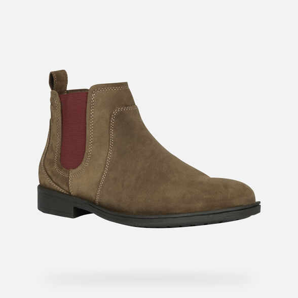 enorm Afslag præcedens Geox JAYLON Man: Taupe Ankle Boots | Geox Fall Winter