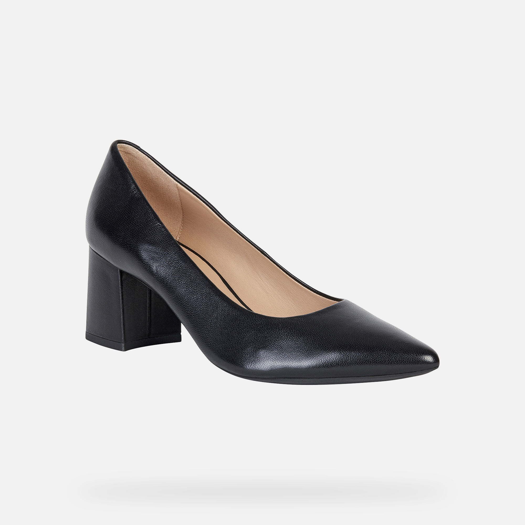 geox black pumps