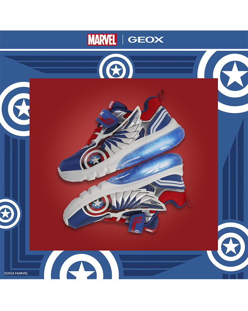 Marvel x Geox® | Spider-Man, Hulk and Iron Man shoes for Kids
