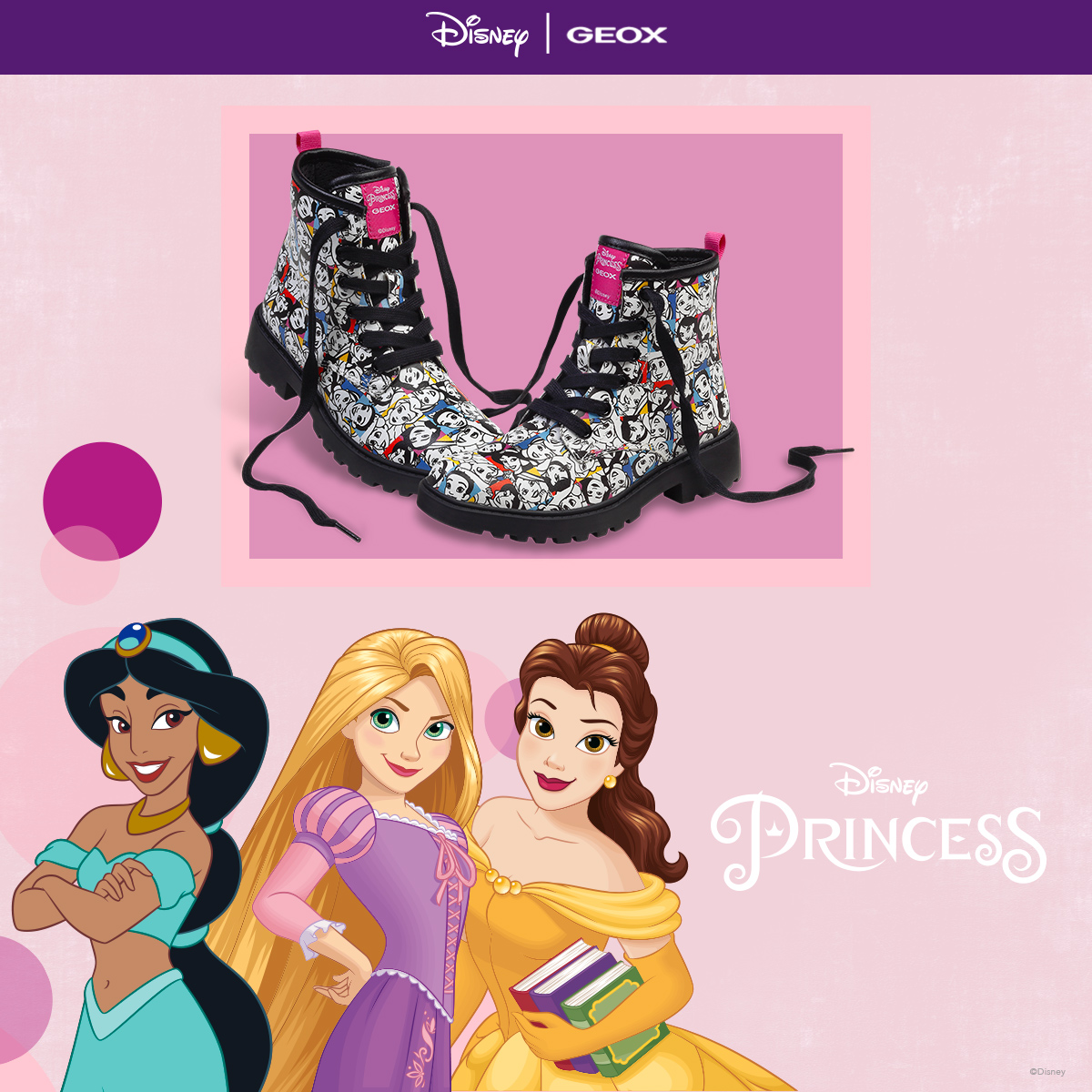 Boom magnifiek Doe het niet Geox® Disney Princess Girl's Sneakers | Special Collection