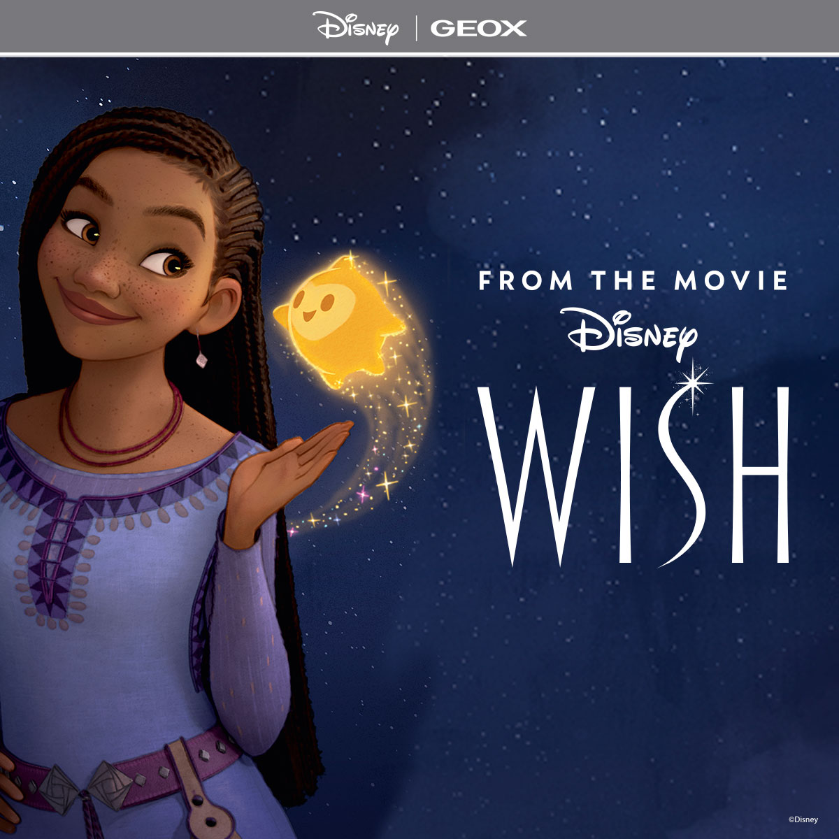 Geox®  Disney Wish collection inspired by the Disney film