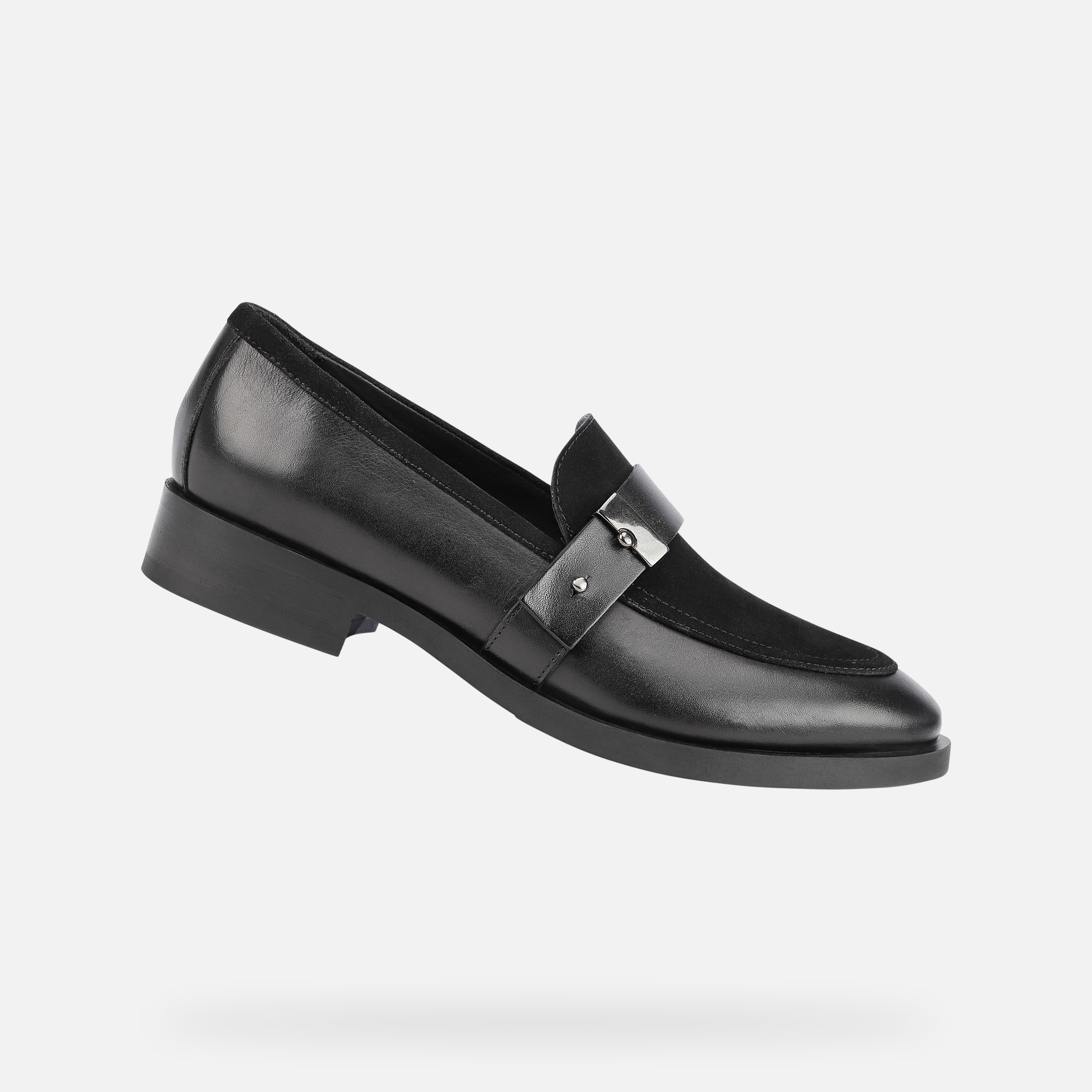 Geox® BROGUE Woman Black Loafers FW21/22 Geox®