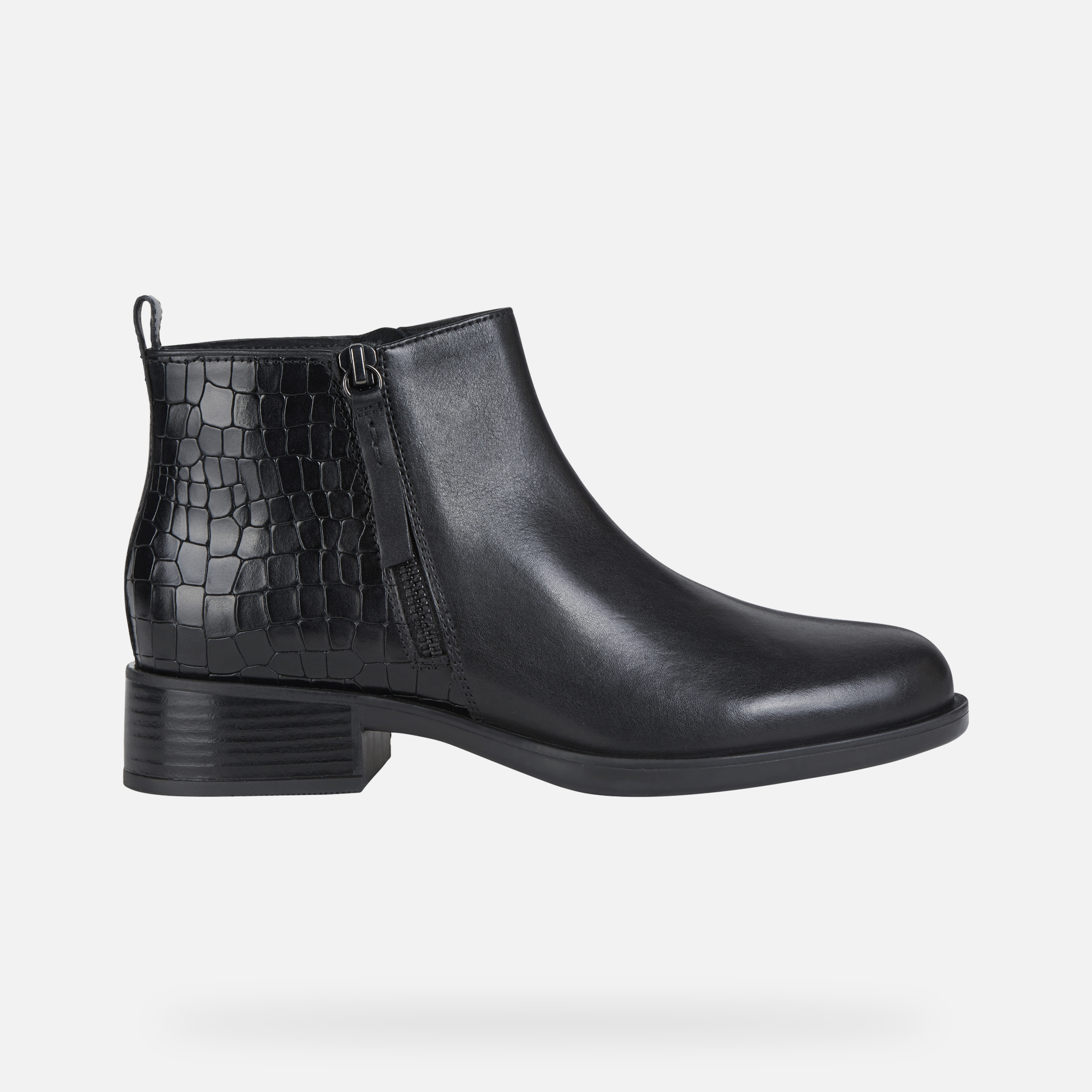 Geox® RESIA Woman: Black Ankle Boots | FW21/22 Geox®