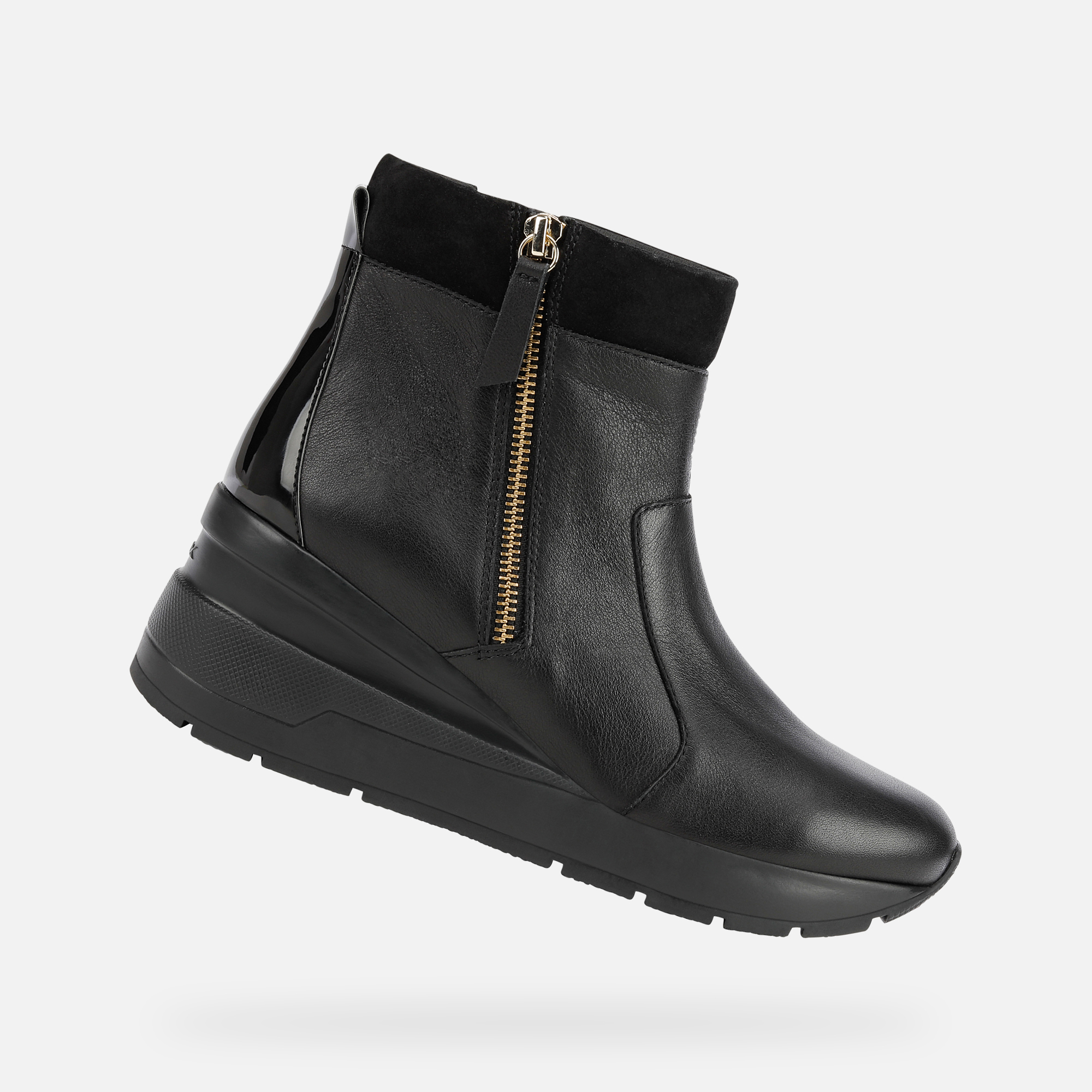 Geox® ZOSMA Woman: Black Ankle Boots | Geox® Online Store