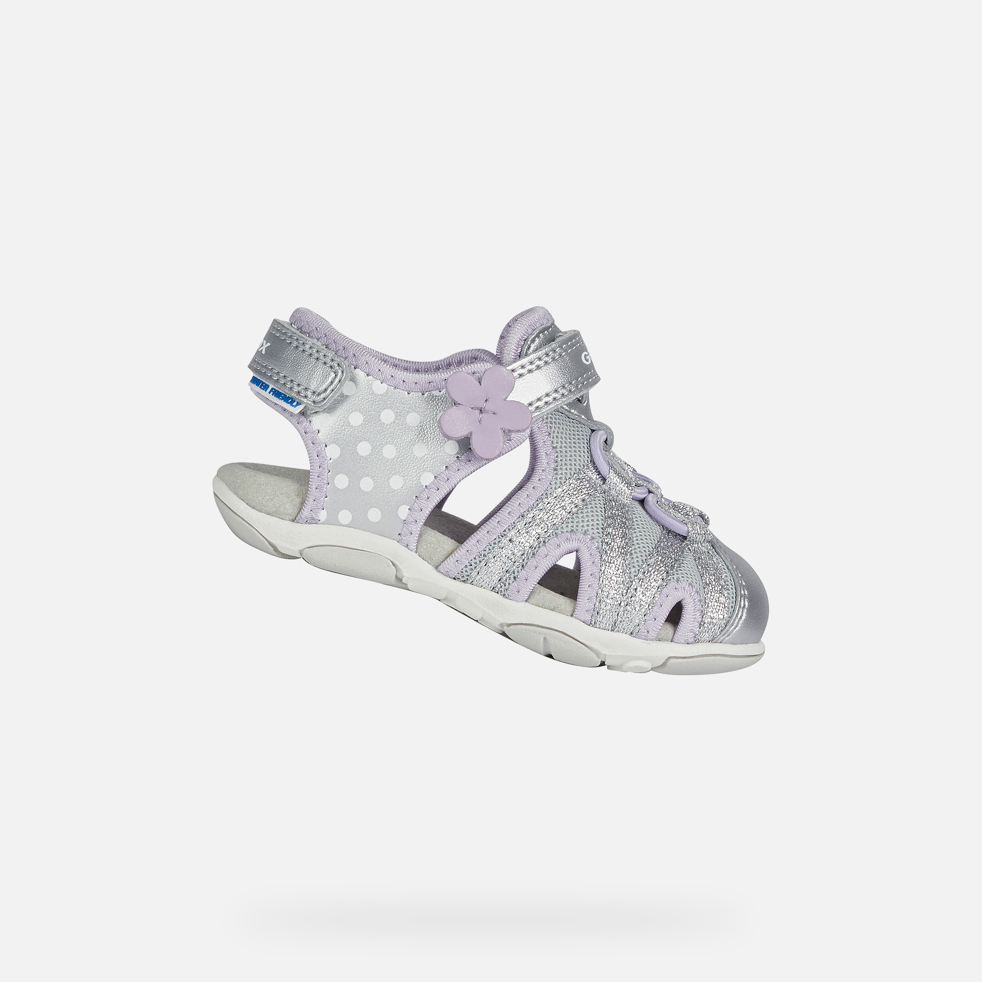Geox® AGASI Baby Girl Silver Sandals Geox® SS21