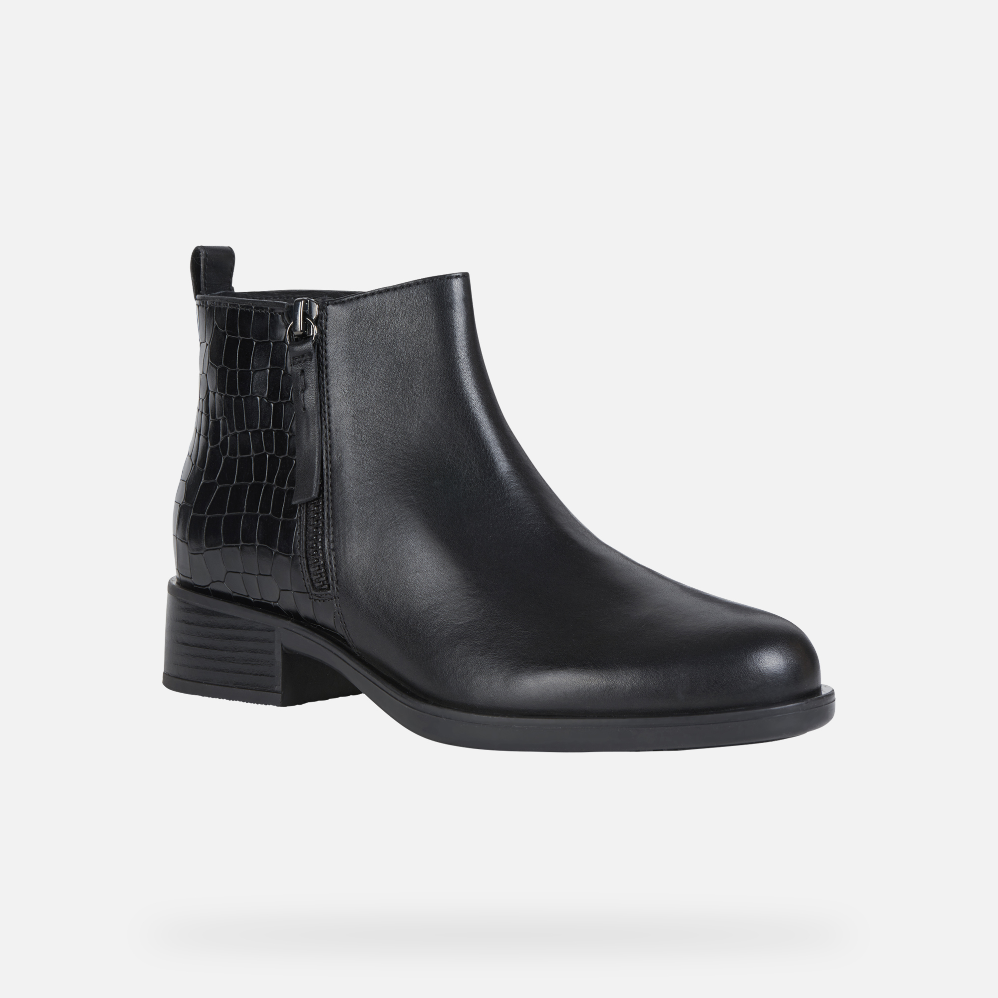 Geox® RESIA Woman: Black Ankle Boots | FW21/22 Geox®