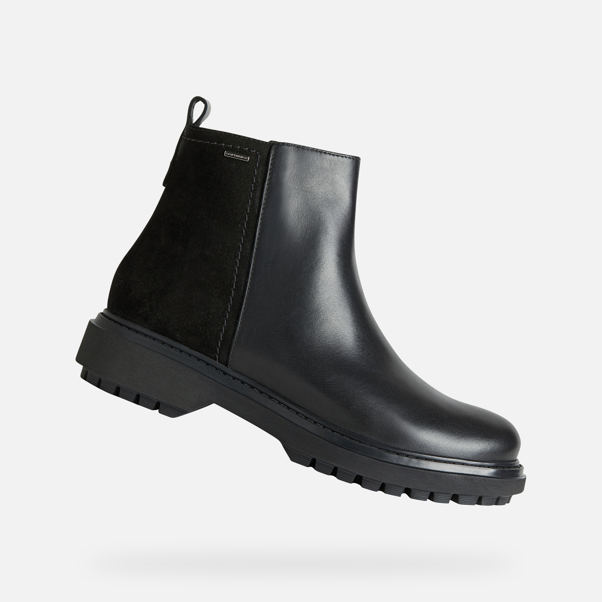 Geox® ASHEELY NP ABX Woman: Black Ankle Boots | Geox® Online