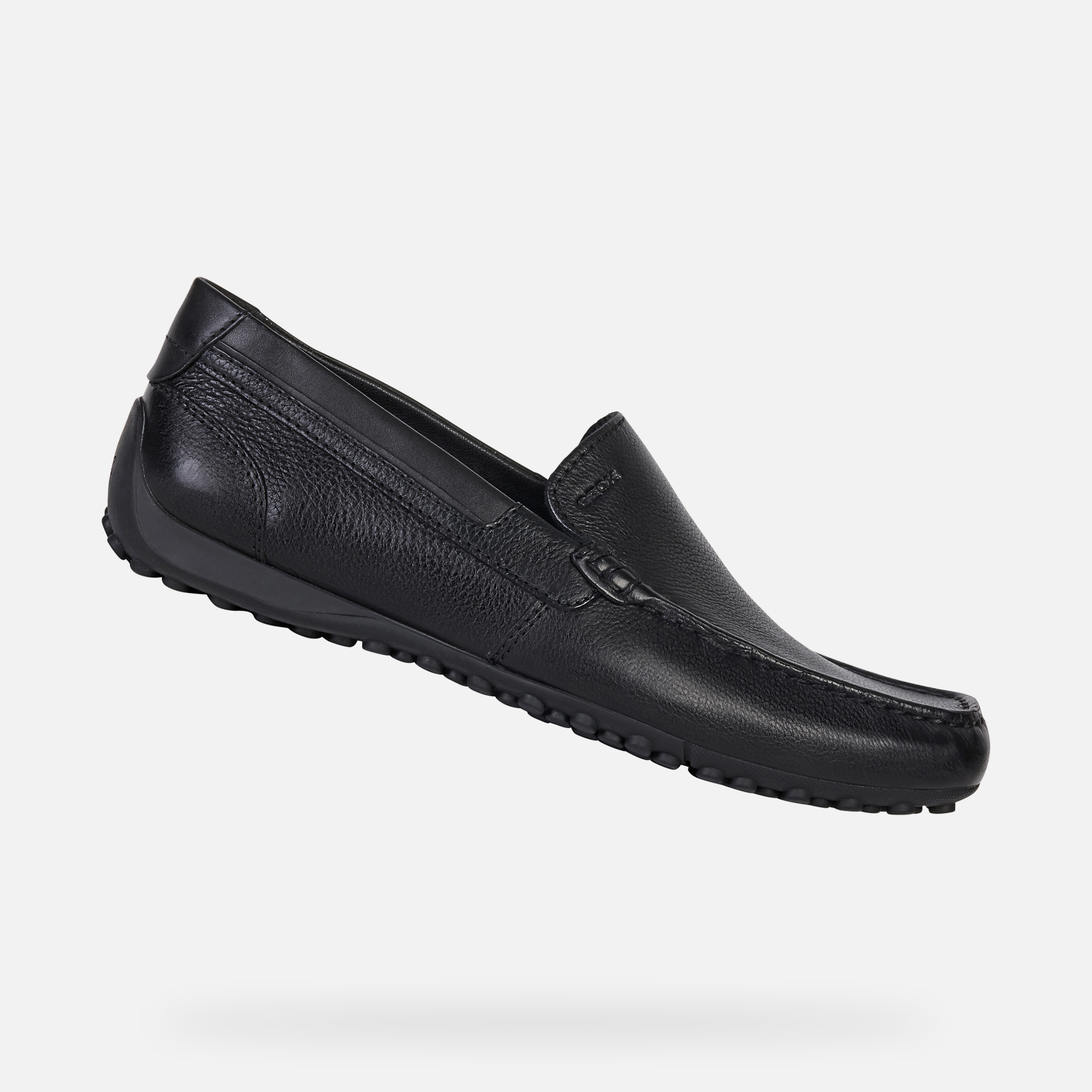 Geox® SNAKE Man Black Loafers Geox® Spring Summer