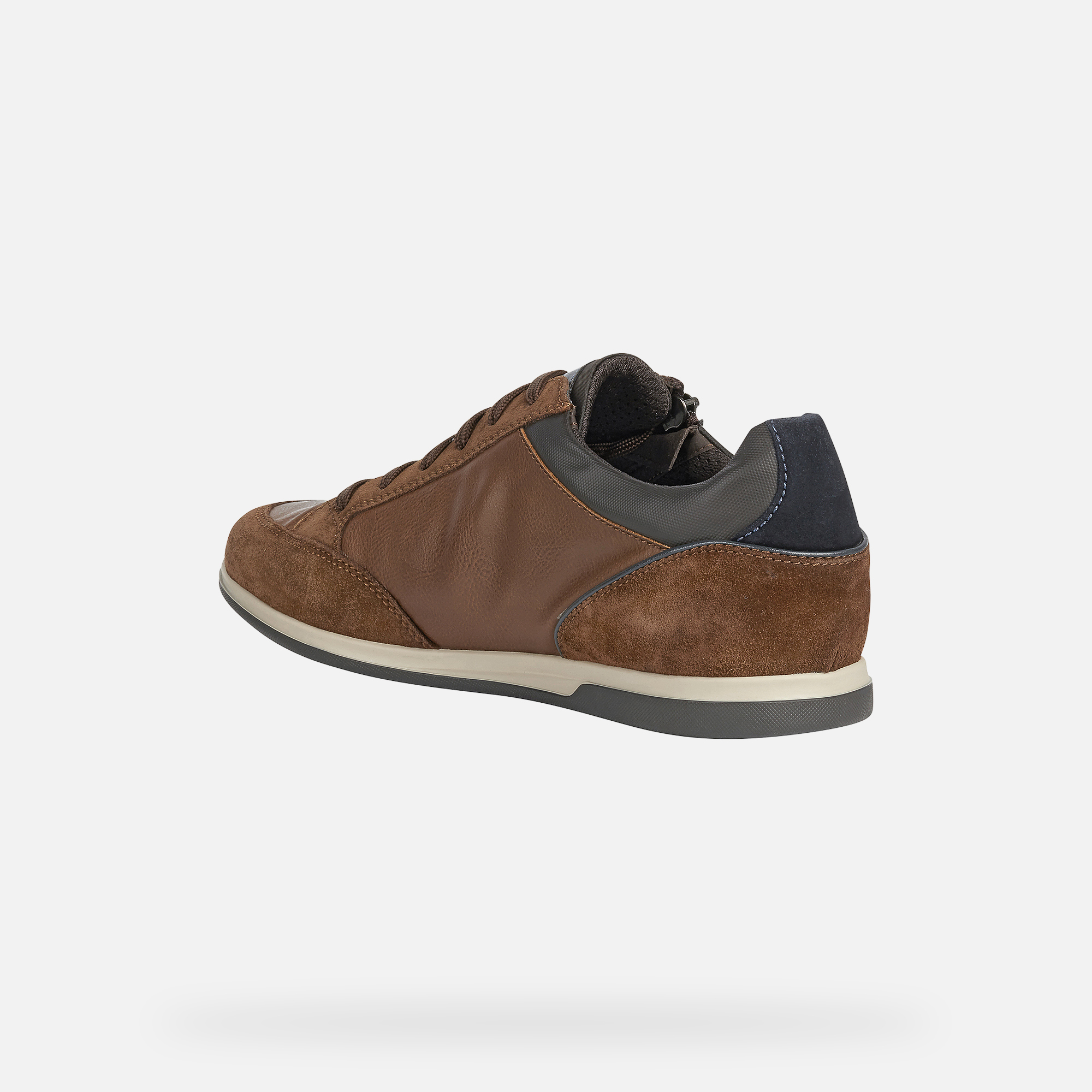 Geox RENAN Man: Dark chestnut Sneakers | Geox Fall Winter