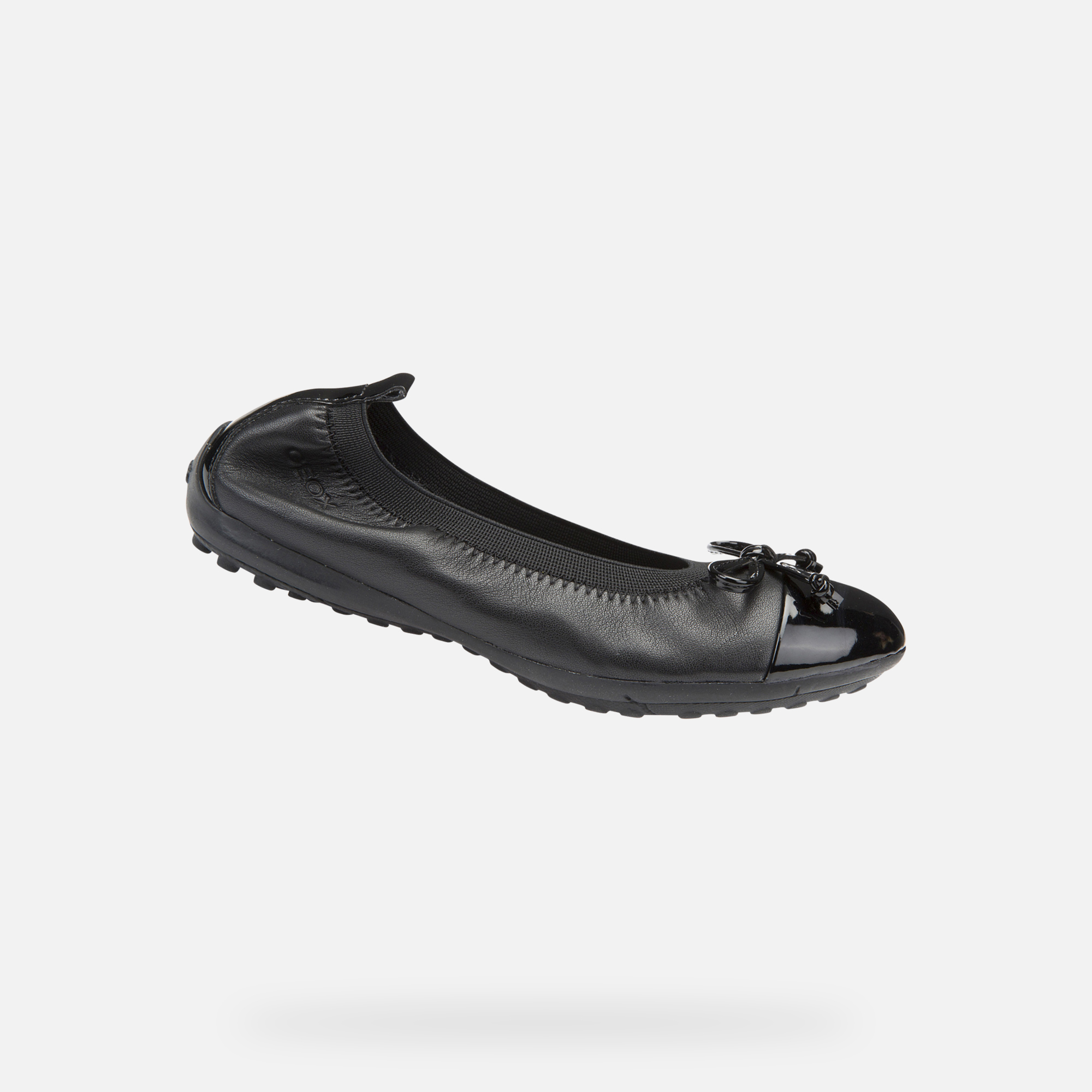 geox piuma leather ballet flats