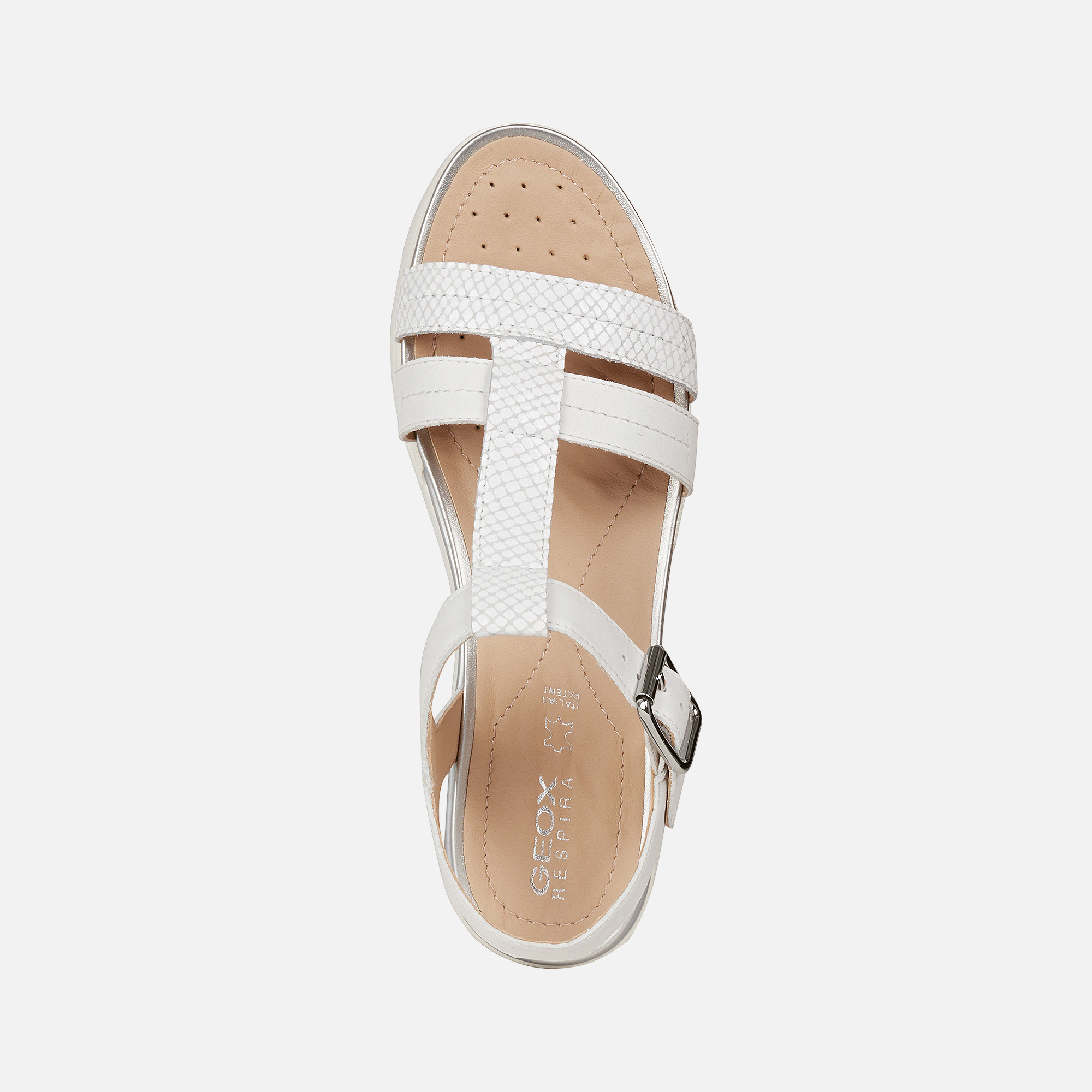 Geox® HIVER Woman White Sandals Geox® Spring Summer