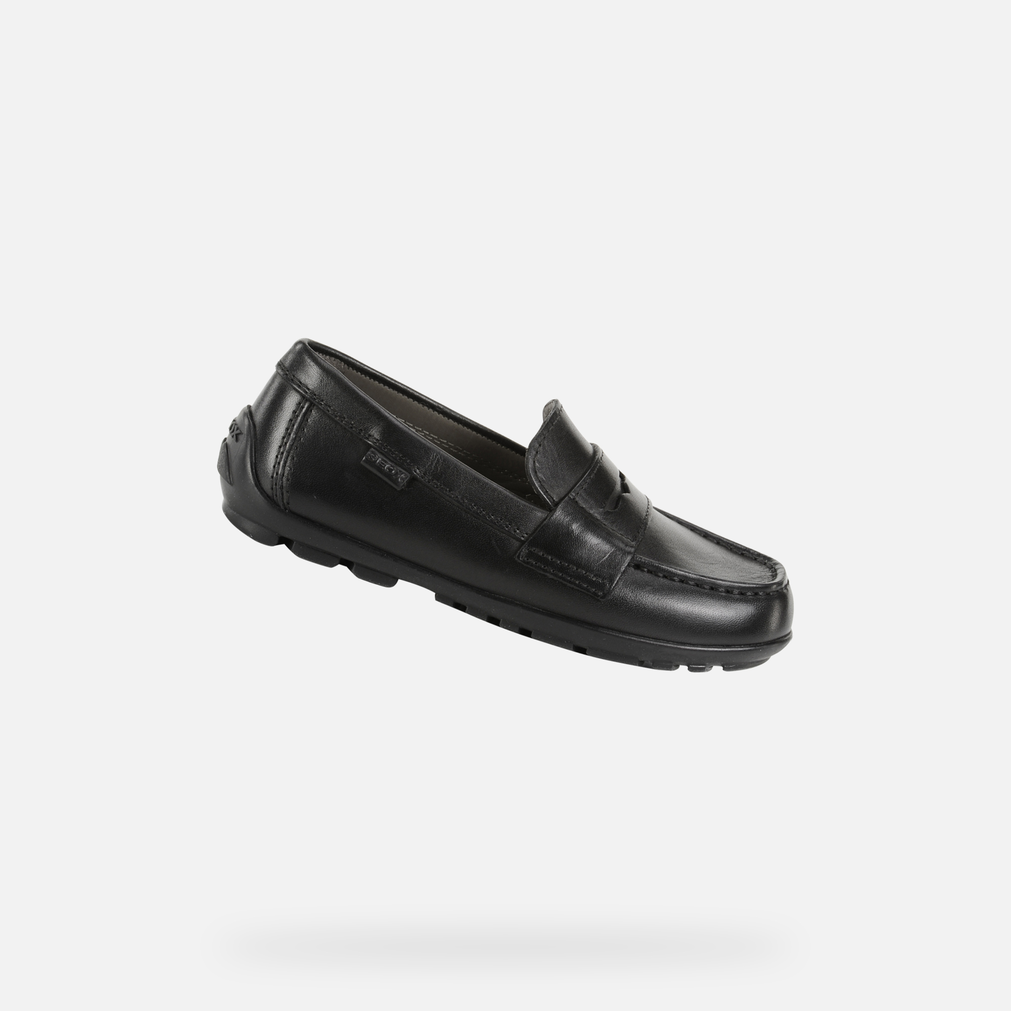 Geox NEW FAST BOY Junior Boy Black Loafers Geox® Fall Winter