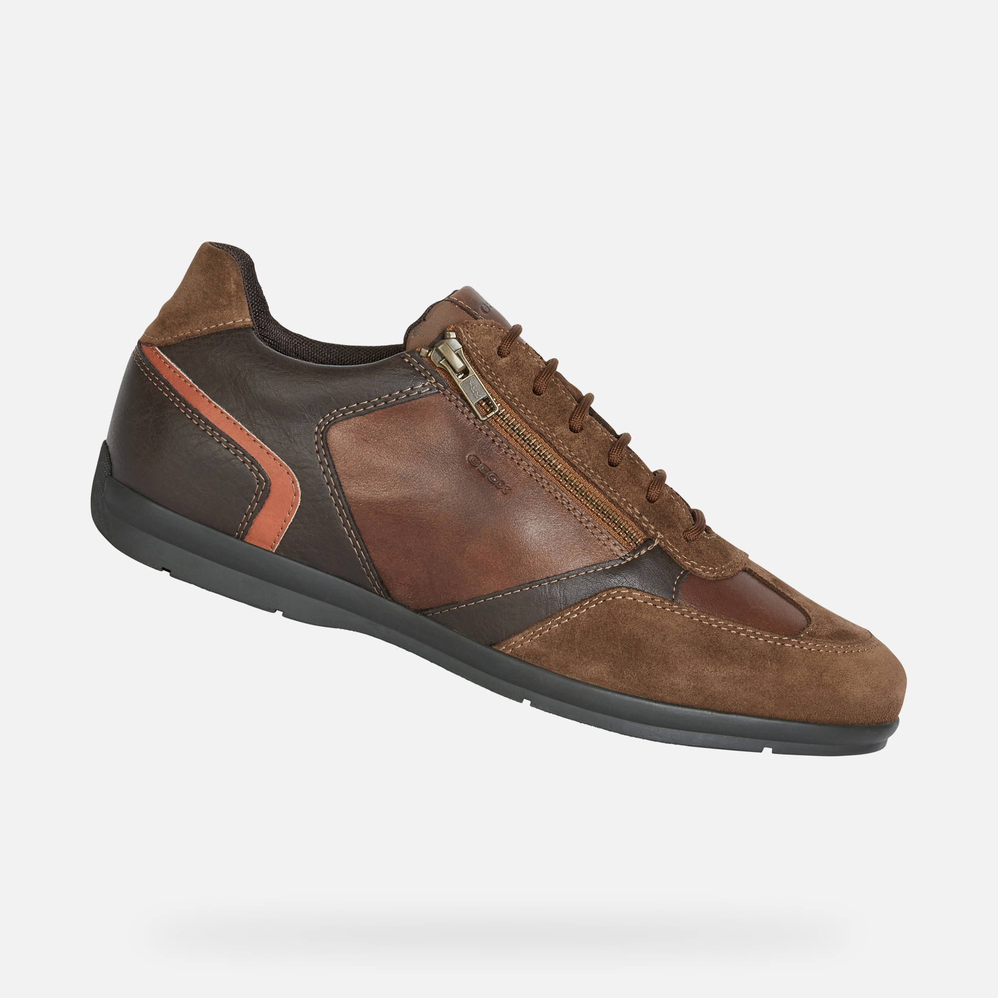 Geox® ADRIEN Man Cognac Shoes | Geox® SS21