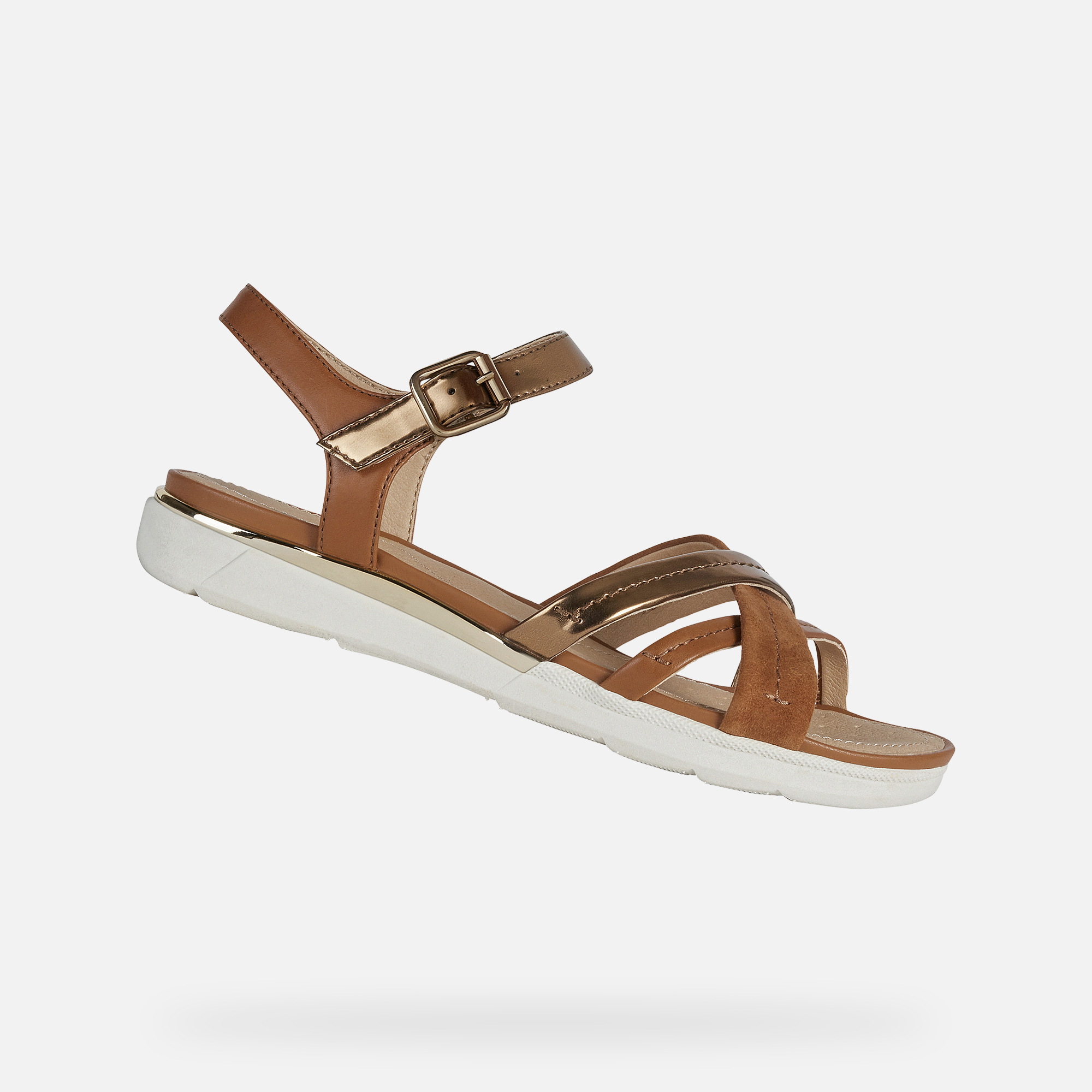 Geox® HIVER Woman Gold Sandals Geox® SS21