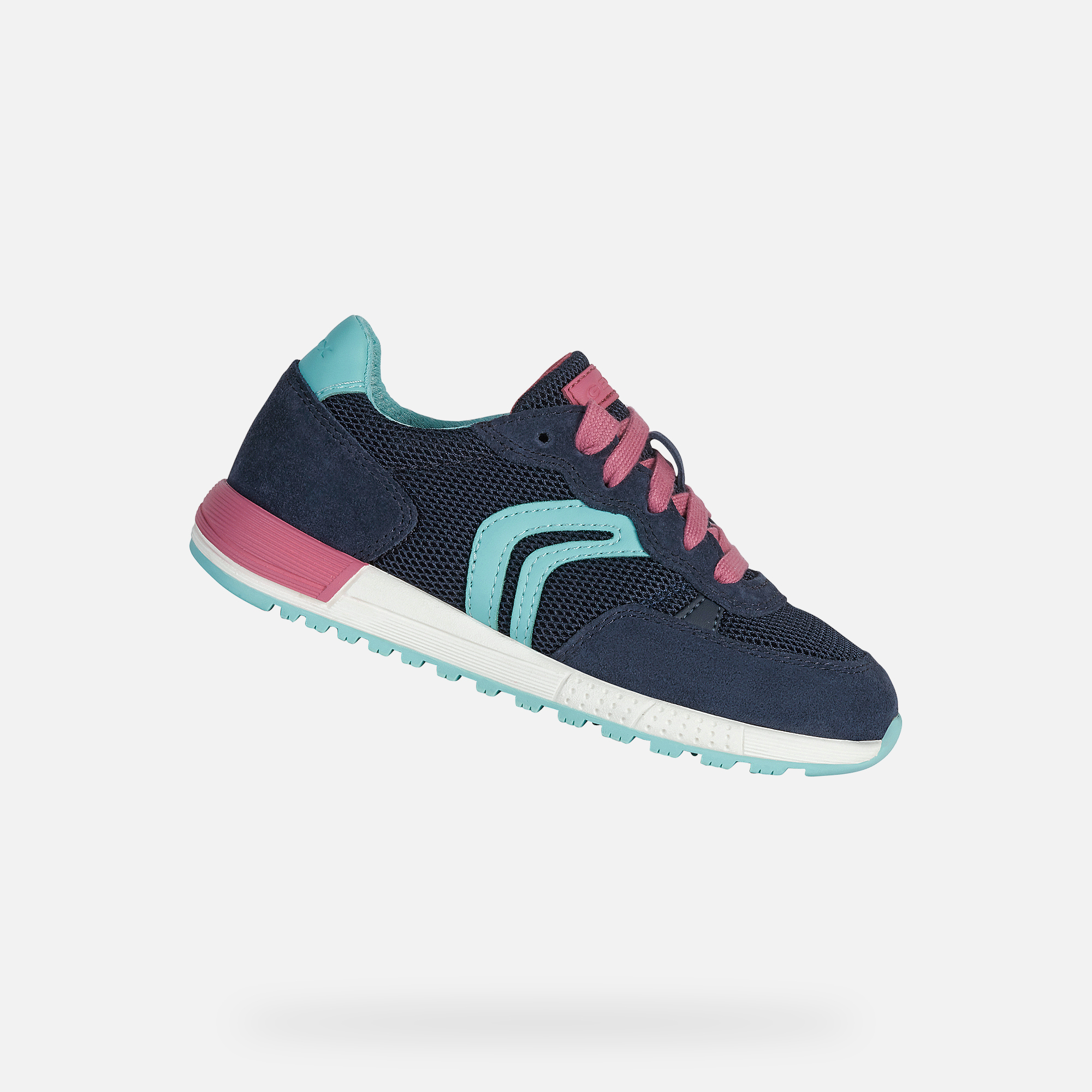 Geox ALBEN Girl: Navy Sneakers | Geox SS20