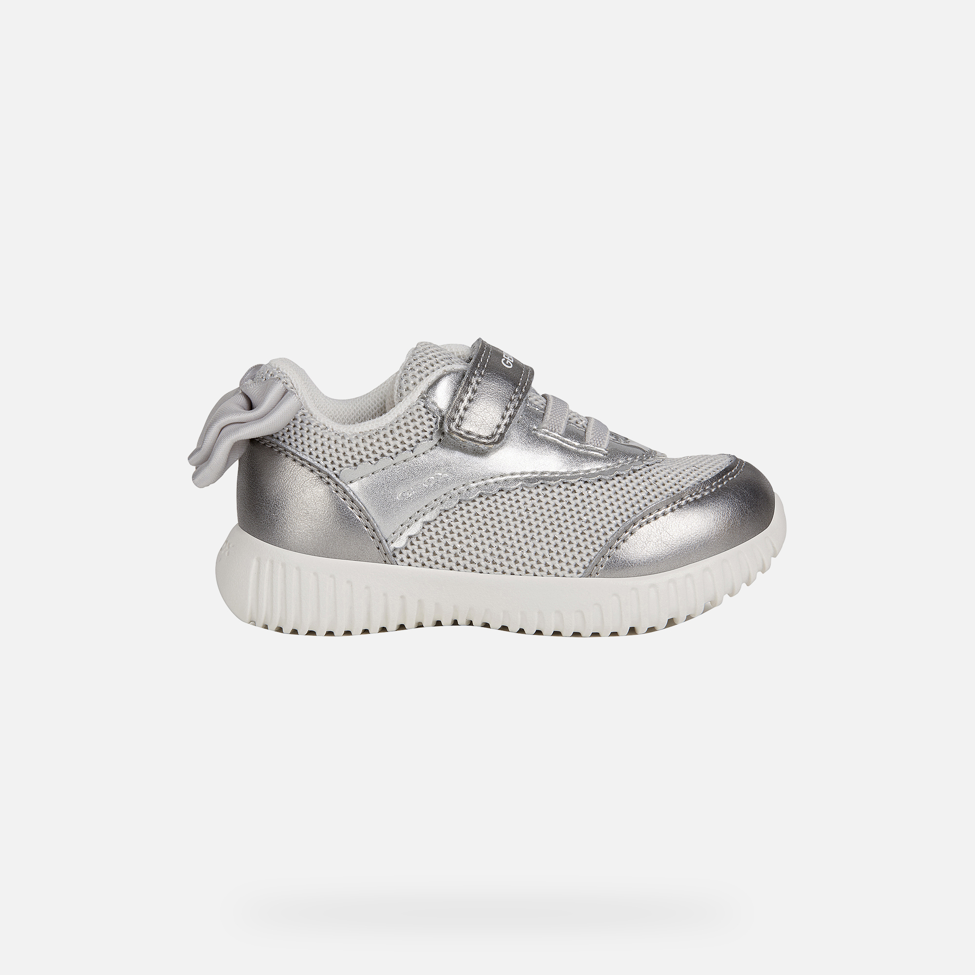 Geox® WAVINESS Baby Girl Silver Sneakers | Geox® SS21