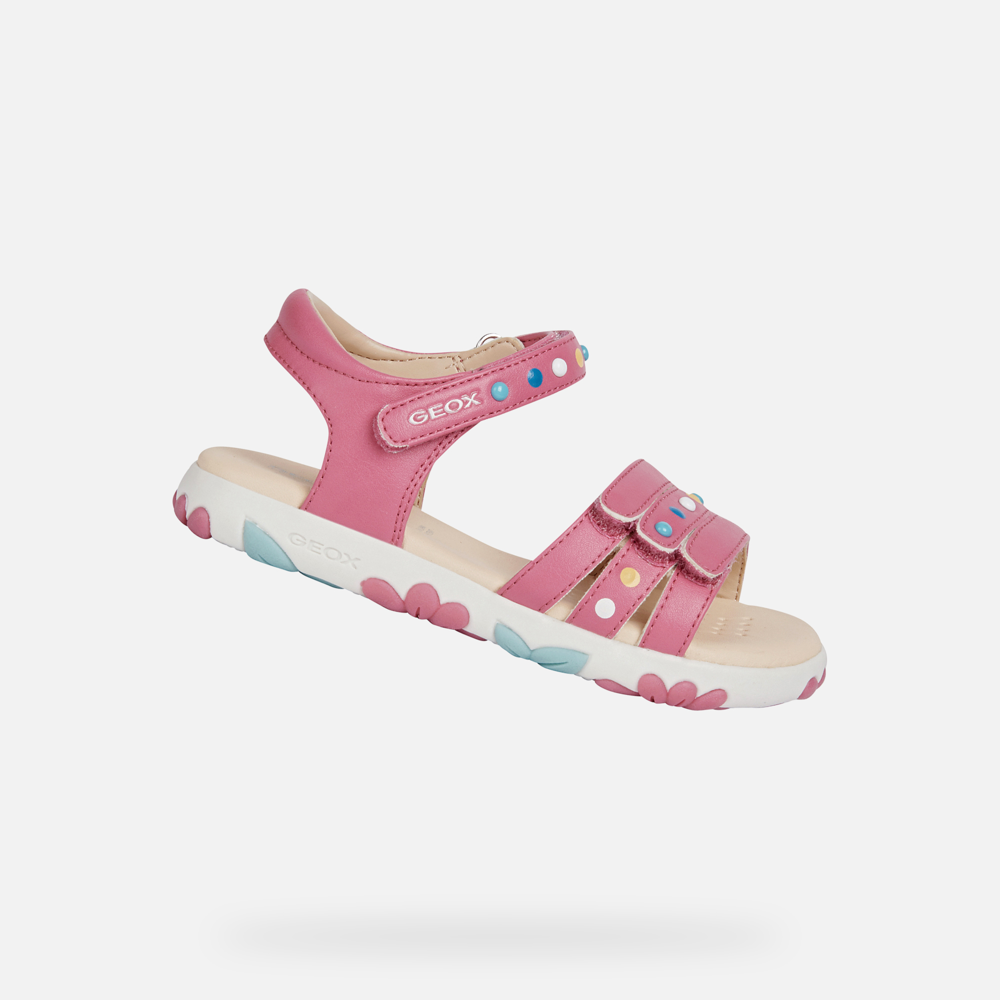 Geox® HAITI Junior Girl Fuchsia Sandals | Geox® SS21