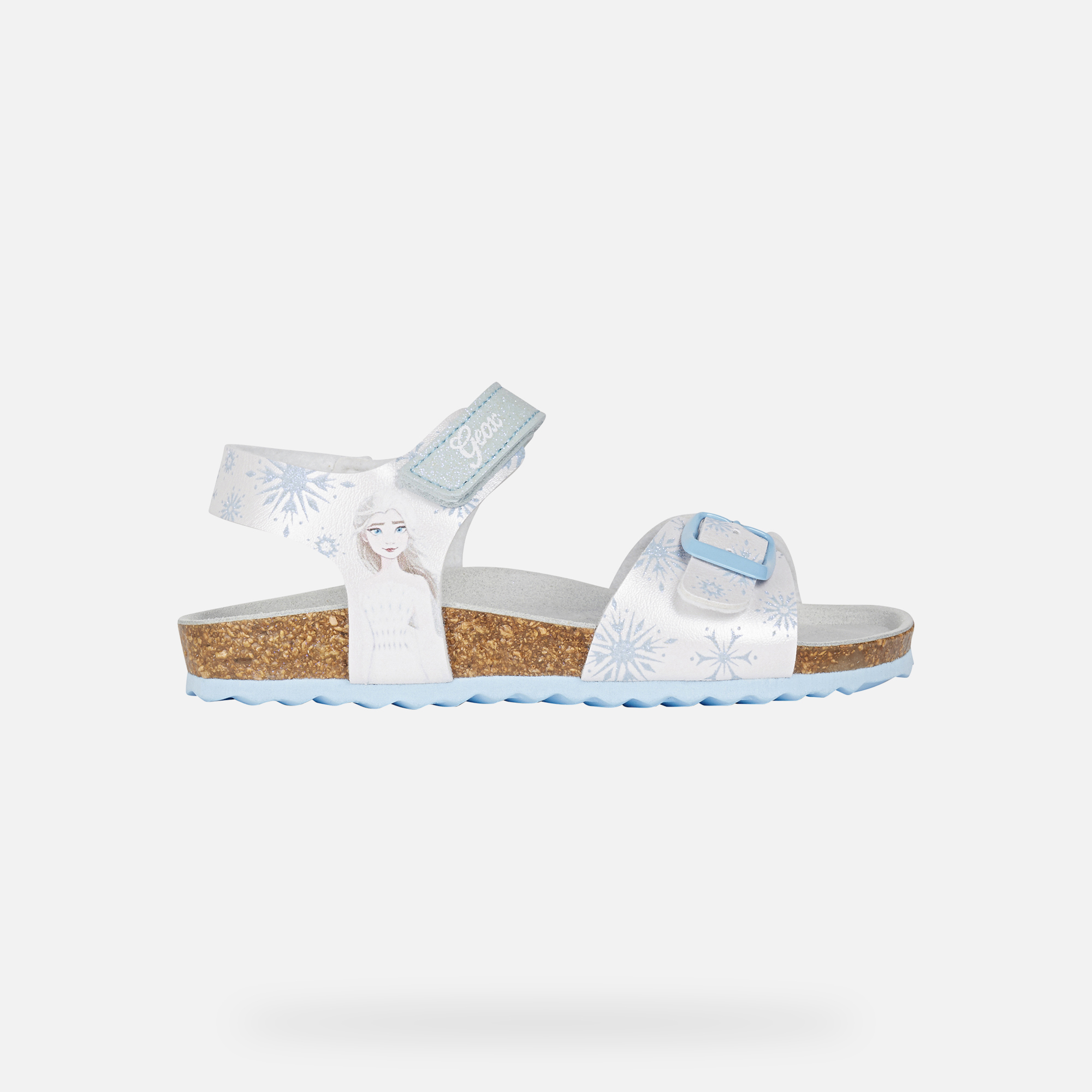 Geox® ADRIEL Junior Girl White Sandals Geox® Disney Frozen