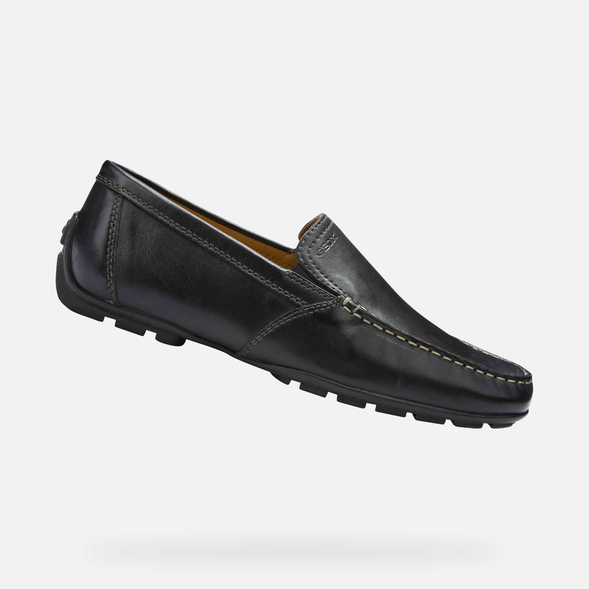 Geox® MONER Man Black Loafers Geox® Spring Summer