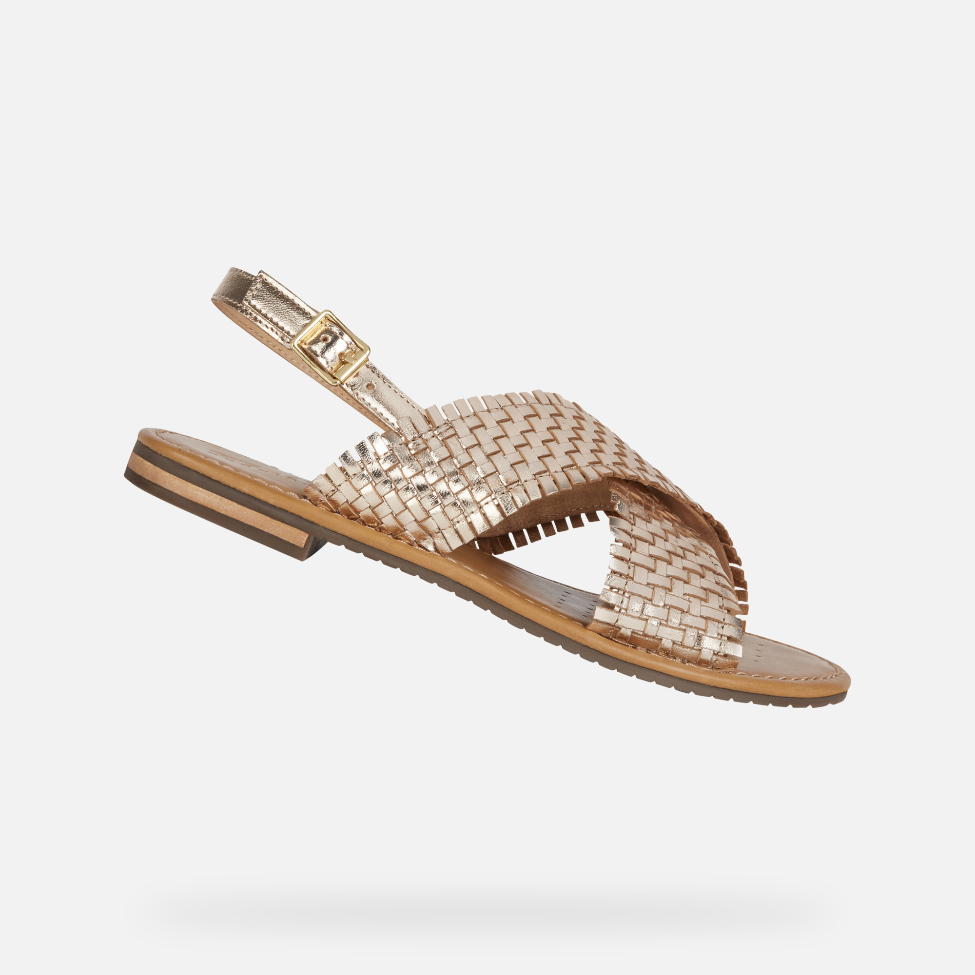 Geox SOZY S Mujer Sandalias Oro | Geox® SS21