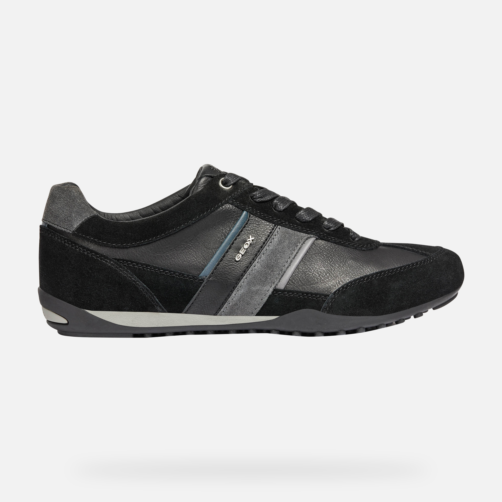 Geox WELLS Man: Black Sneakers | Geox® Online Official Store